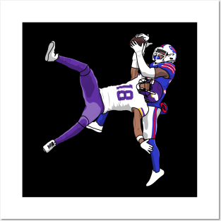 One handed receiver Posters and Art